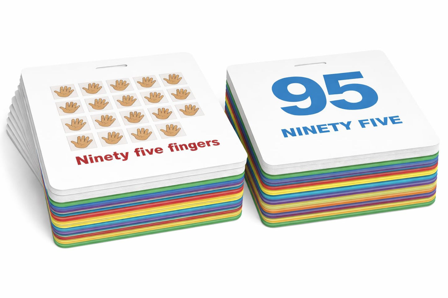 Numbers 1-100 Flash Cards for Toddlers - Durable Counting Flashcards for Preschool Learning, Number Recognition, Math Readiness & Kindergarten