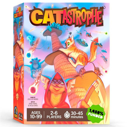 CATastrophe A Game of 9 Lives | The Purrfect Board Game for Family Night and Cat Lovers | Ages 10+ | 2-6 Players | Easy to Learn