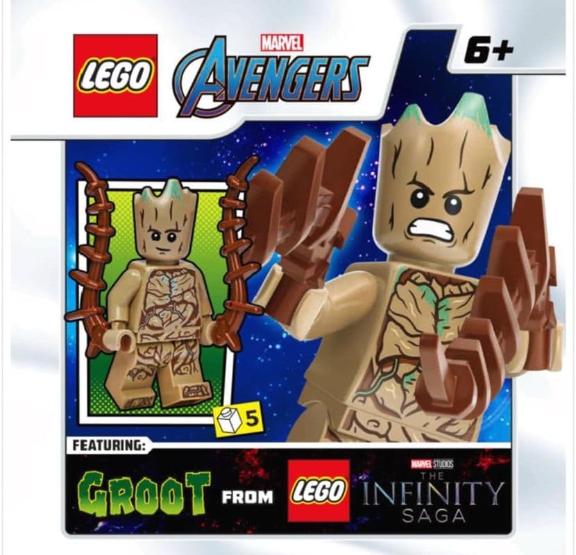 LEGO Superheroes Guardians of The Galaxy Combo: Star Lord and Groot Minifigures - Ages 6+