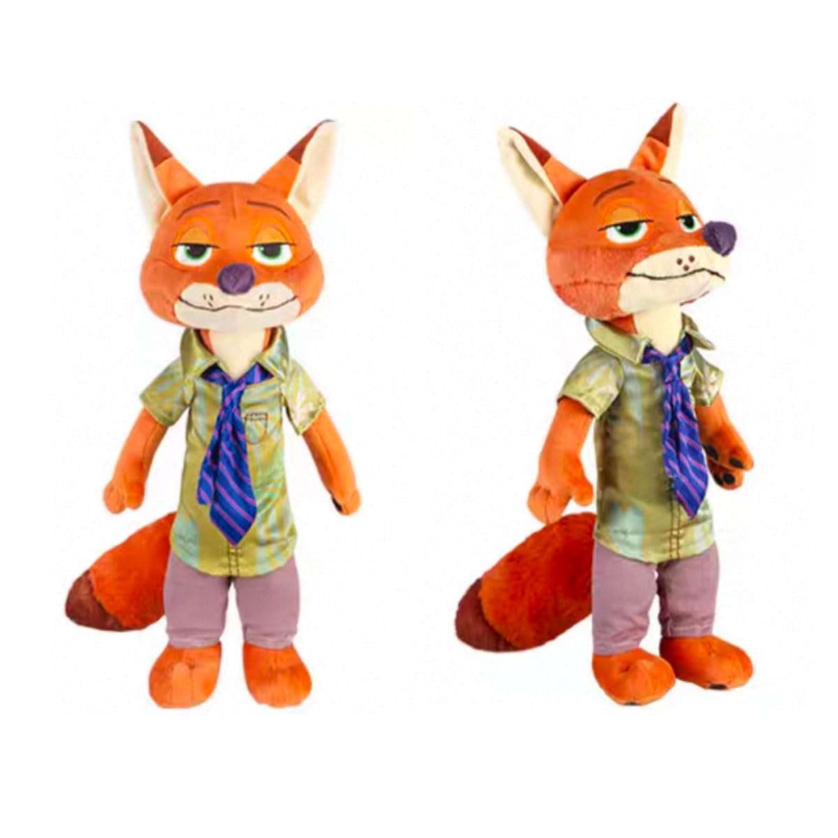 2 Pcs Judy Rabbit & Nick Fox Plush Toys Gifts for Friends Family Kids Christmas Halloween Chidlren Day Gifts
