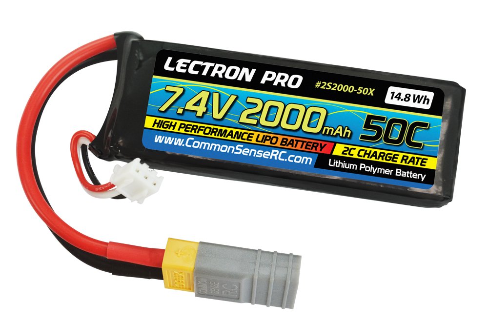 Common Sense RC 2S2000-50X RC Vehicle Batteries