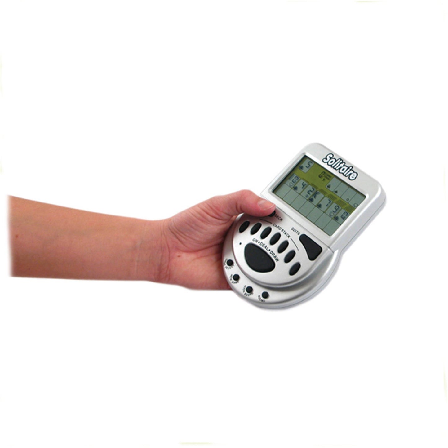 Solitaire Handheld Electronic Game Mega Screen Travel Games Batteries Included ,#G14E6GE4R-GE 4-TEW6W253692