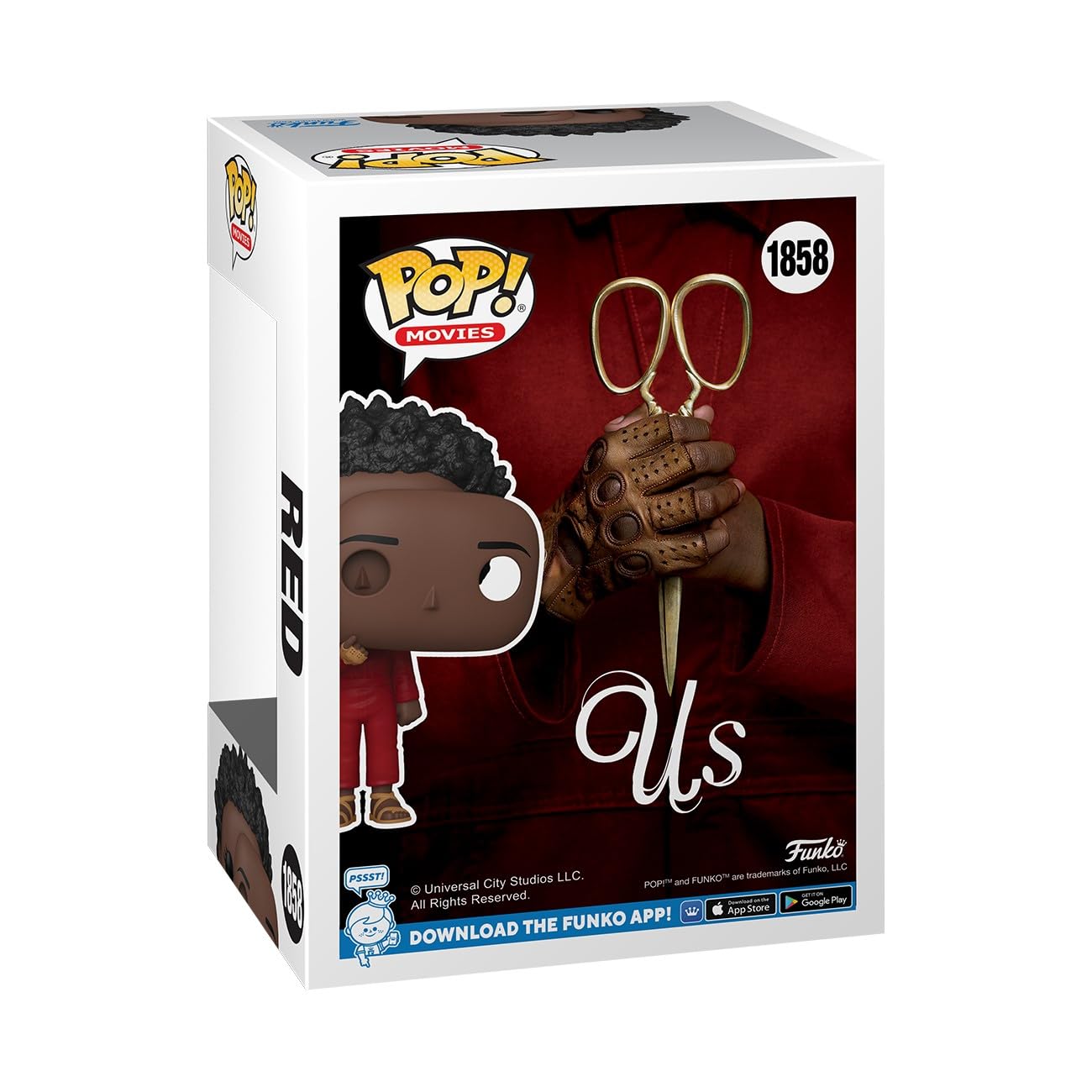 Funko POP DVD Cover: US - Red - Collectable Vinyl Figure - Gift Idea - Official Merchandise - for Kids & Adults - Horror Fans - Model Figure for