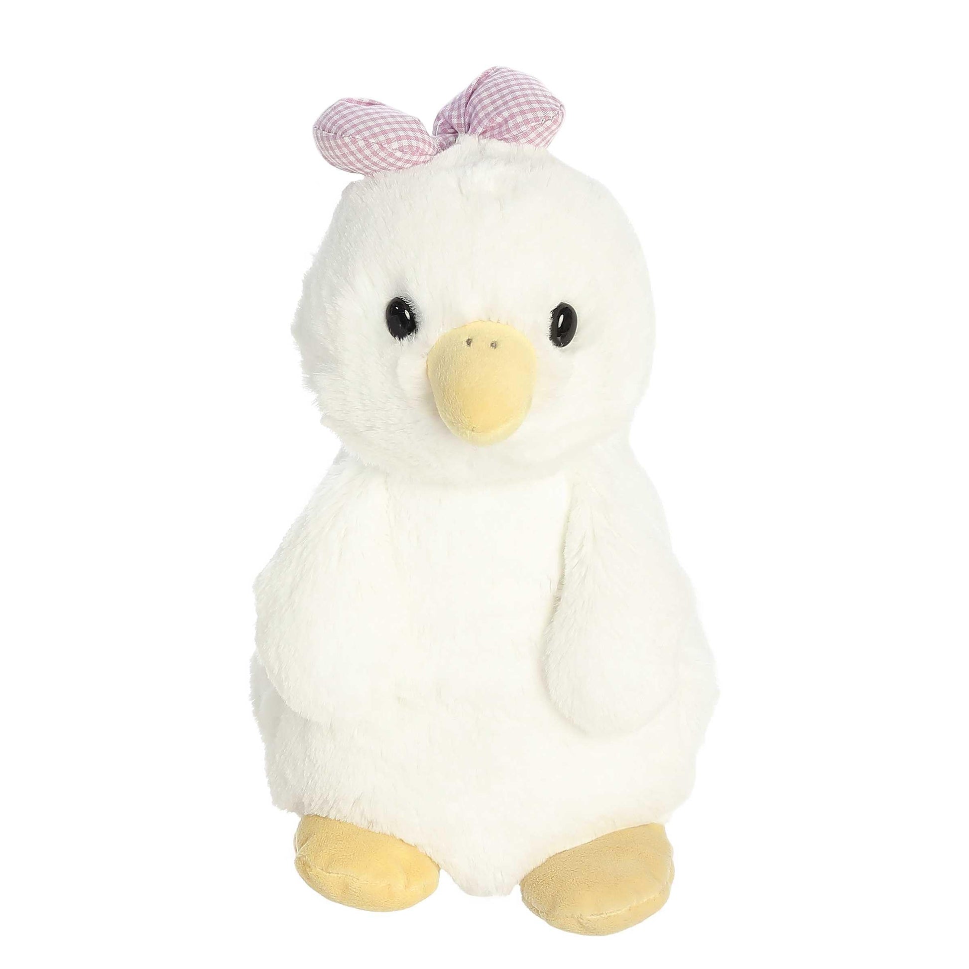 Aurora® Vibrant Spring Daisy-Do's™ Ginny Goose™ Stuffed Animal - Perfect for Pretend Play and Seasonal Storytelling - Adorable Decorations