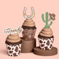 xo, Fetti 24pk Western Cupcake Wrappers + Toppers | Rodeo Cowboy Kids Party