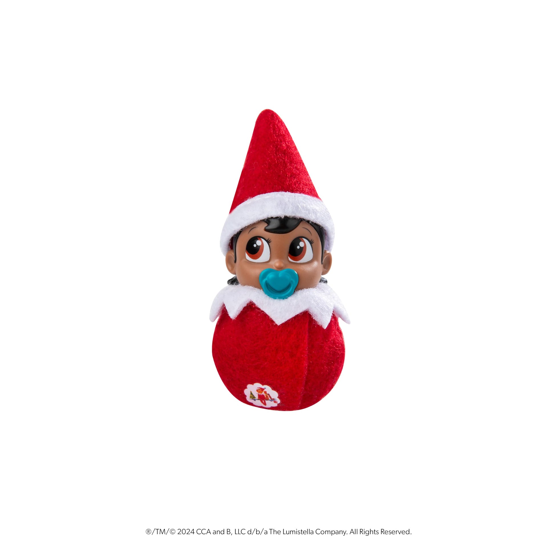 The Elf on the Shelf Frost Pips Mini Blooms Elf Baby Girl with Brown Eyes - Includes Frost Flower Cradle - for Ages 3 Years and Above