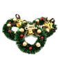 SXFSE Dollhouse Decoration Accessories, 1:12/1:6 Dollhouse Miniature Scene Christmas Wreath Pretend Model