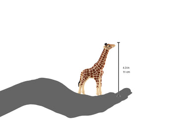 MOJO Giraffe Calf Realistic International Wildlife Hand Painted Toy Figurine