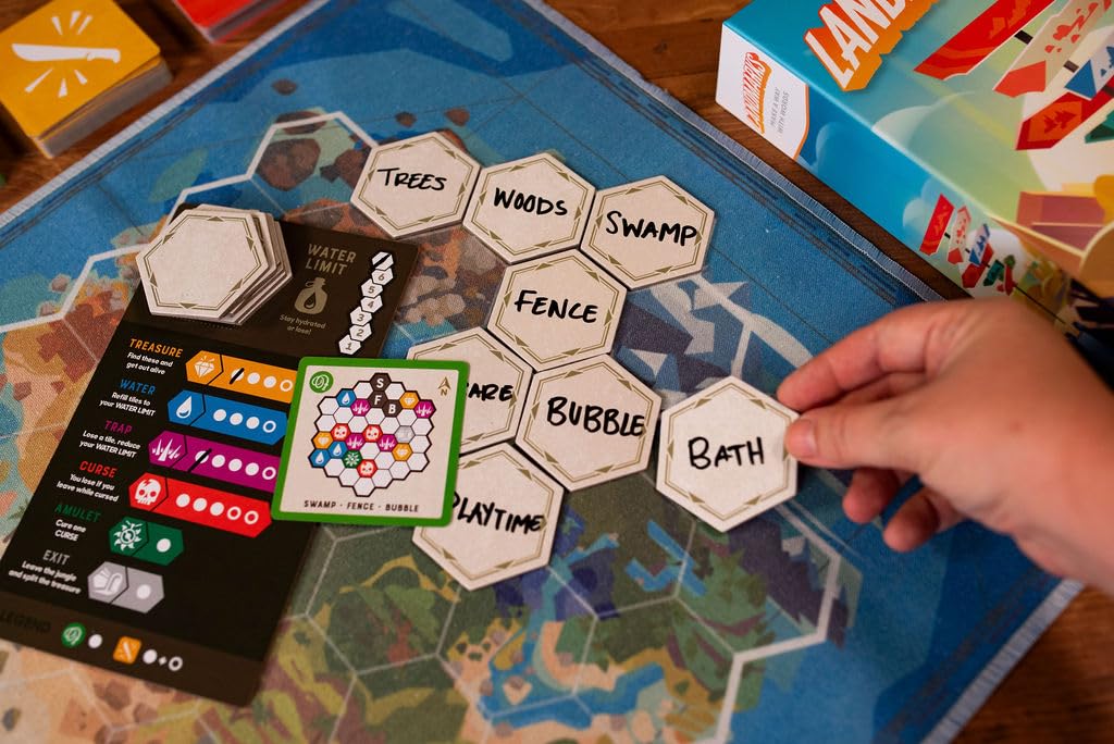 Floodgate Games Landmarks | Cooperative Board Game for Adults and Kids | Fun Game for Family Game Night | Word Association Party Game | Ages 10 and up