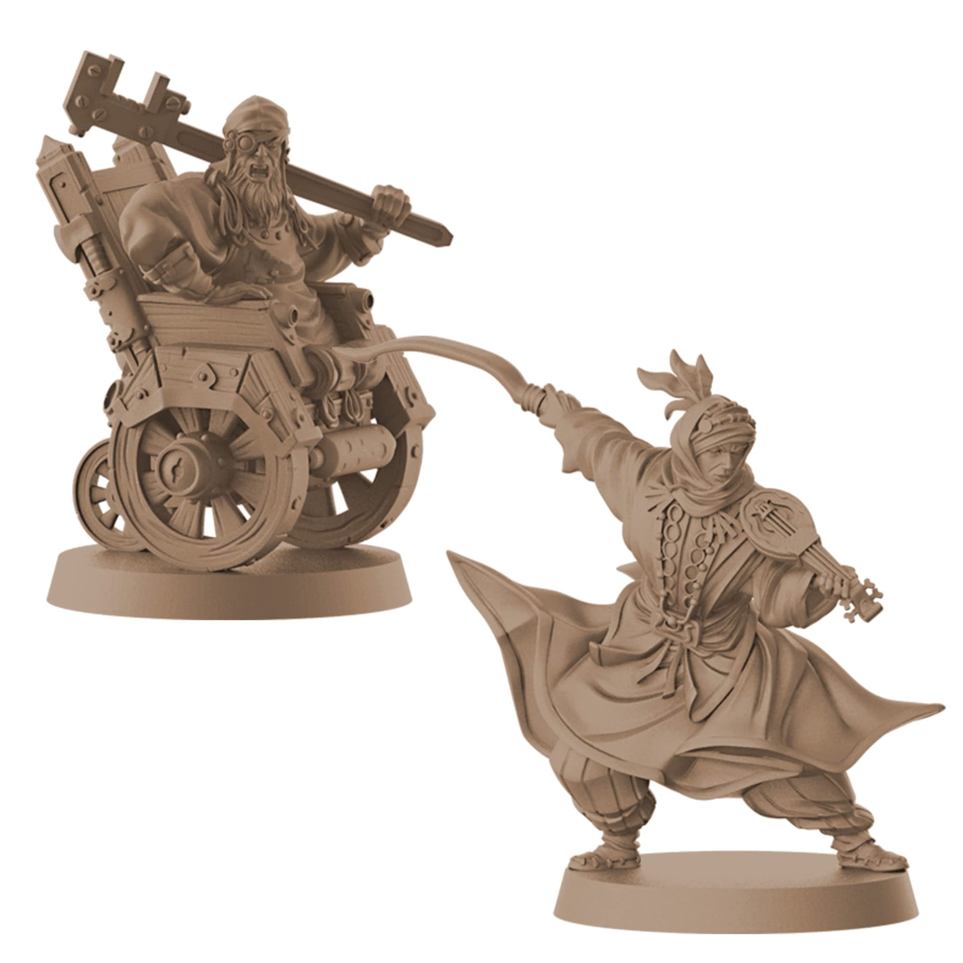 CMON Massive Darkness 2 Bards and Tinkerers Vs. Metal Angel Heroes and Monsters Expansion | Cooperative Strategy Game for Adults and Teens | Ages 14+