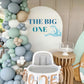 The Big One Sign Decal - Wave Themed 1st/First Birthday Party Decoration,The Big One Deco,Boy One Birthday Party Decorations (The Big One Decal)