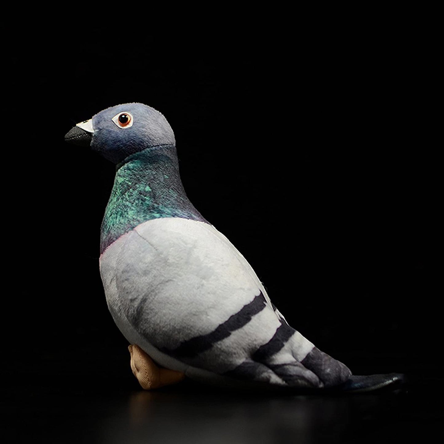 Grey Pigeon Plush Toy - Simulation Rock Columba Rupestris Stuffed Animal, Cute Rock Pigeon Plush Toy as Gift for Your Friends