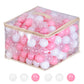 Thenese Ball Pit Balls for Toddlers 1-3, 100pcs Crush Proof Plastic Balls for Girls Ball Pit, BPA Free Non-Toxic Play Balls for Baby Pool, Playhouse
