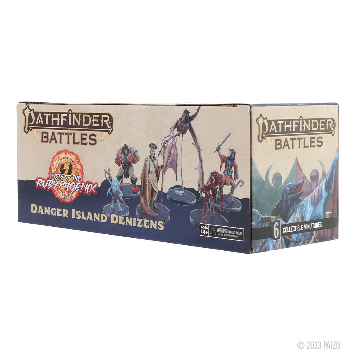 WizKids Pathfinder Battles: Fists of The Ruby Phoenix - Danger Island Denizens Boxed Set