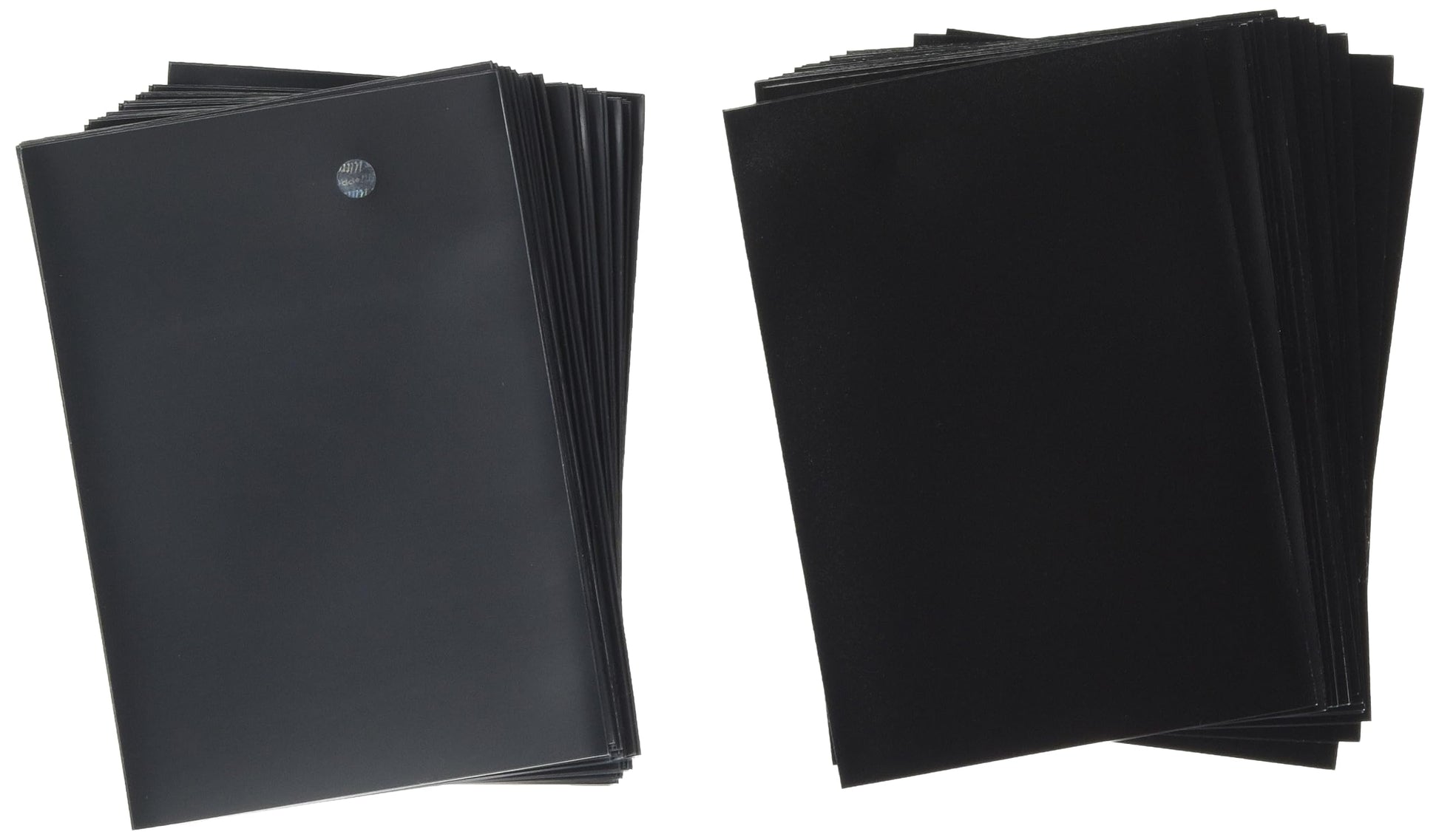 Ultra Pro 60ct Pro-Matte Black Small Deck Protectors, black, small