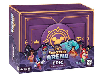 Disney Sorcerer's Arena: Epic Alliances Core Set | Strategy Board Game for 2 or 4 Players Ages 13 & Up | Featuring Disney and Pixar Characters