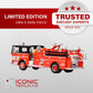 Iconic Replicas 1974 Ward Lafrance Fire Engine: Chicago Fire Department - Engine 49 1:87 (HO) Diecast Model Fire Truck