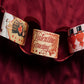 eeBoo: Valentine Paper Chain - 120 Links, No Glue Needed for Assembly, Four Different Patterned Links to Mix and Match, Paper Chain When Completed is