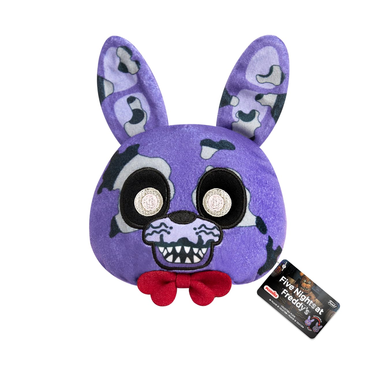 Funko Plush: Five Nights at Freddy's (FNAF) Reversible Heads - 4" Bonnie The Rabbit - Collectable Soft Plush - Birthday Gift Idea - Official