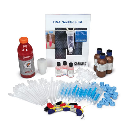 Carolina DNA Necklace Kit - Cheek Cell Extraction & Wearable DNA Lab | Engaging, Beginner-Friendly Activity | Aligned with NGSS Standards