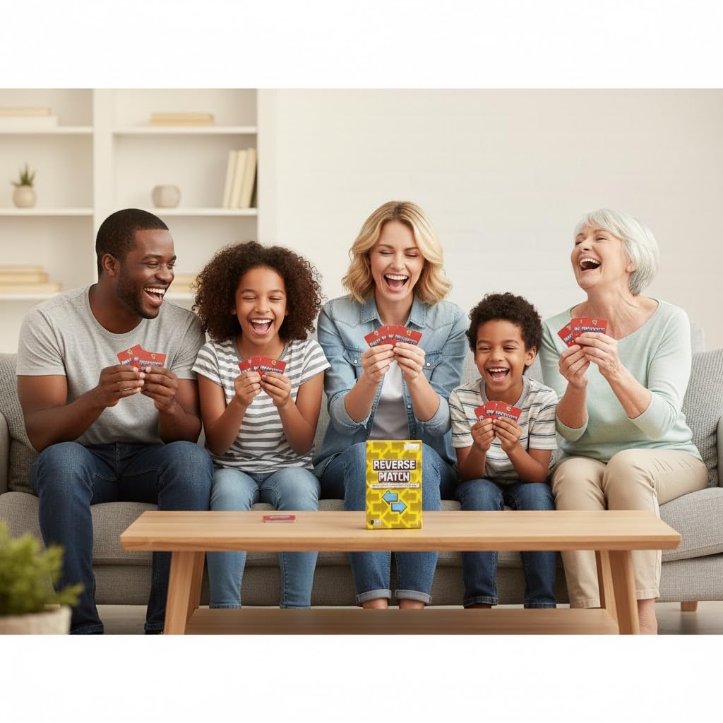 Feltango Reverse Match, Card Games for Kids and Adults, Card Games, Board Games, Family Brain Games, Learning Games, Game Night, Travel Games, Ages 5+