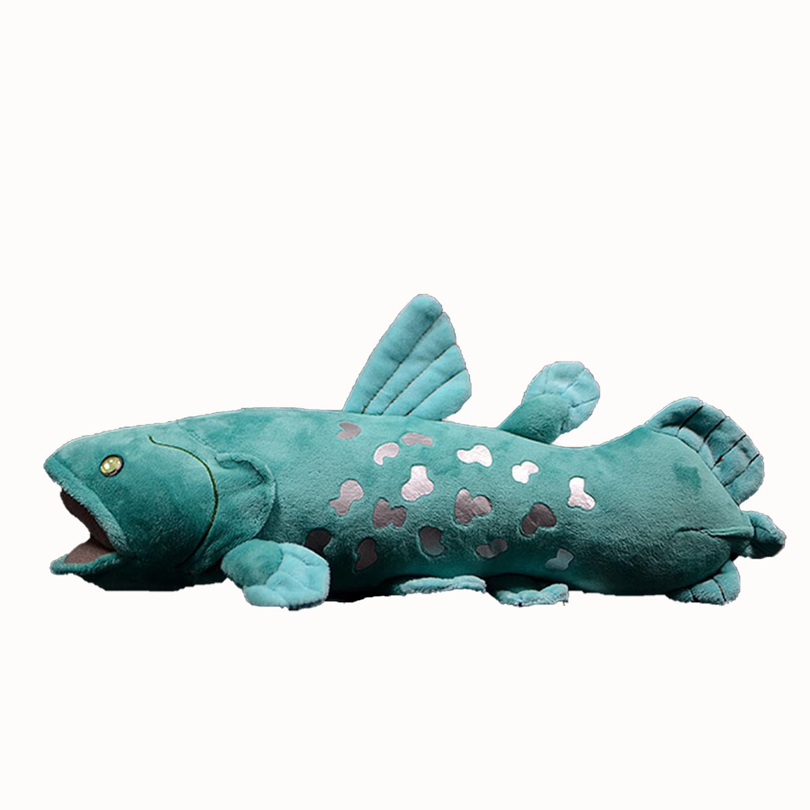 BABY FRANKIEZHOU Simulation Coelacanth Fish Stuffed Animal 15" Long, Cute Soft Coelacanth Plush Toy for Kids Boys and Girls, Stuffed Toy