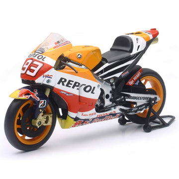 Honda RC213V Motorcycle #93 Marc Marquez Repsol Honda Team MotoGP (2015) 1/12 Diecast Model by New Ray