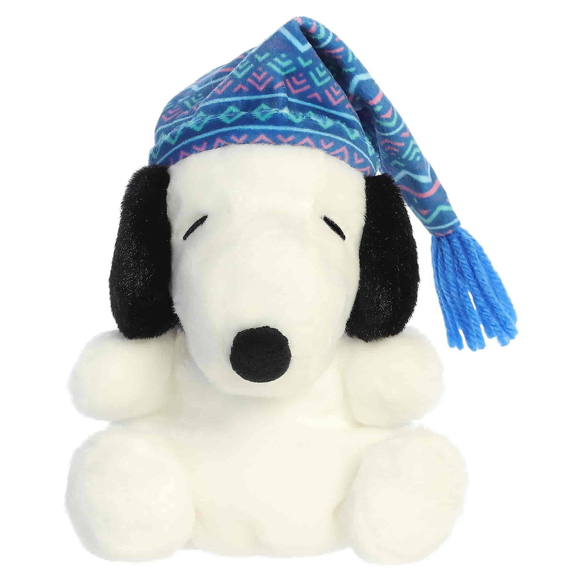 Aurora Peanuts Palm Pals 4.5" I Love Snow Snoopy Festive Plush