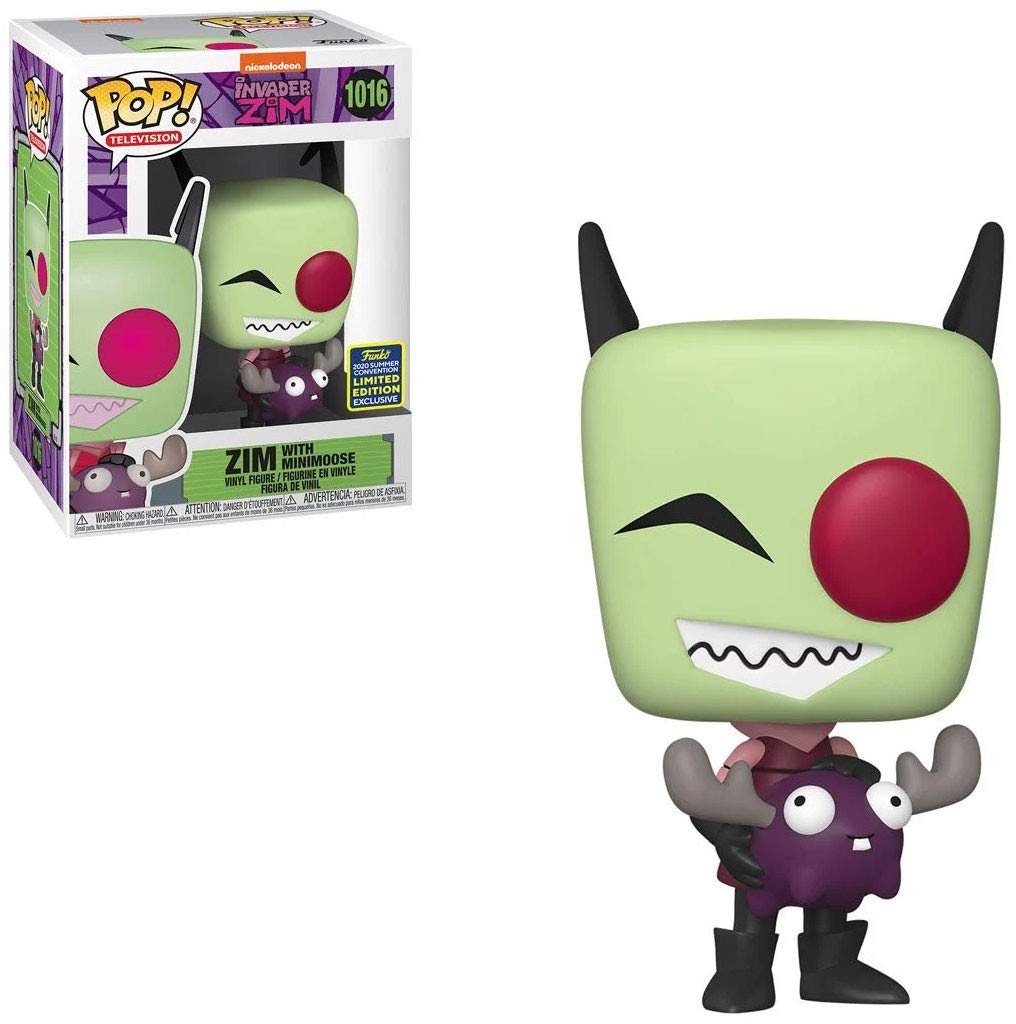 Funko POP! Television Invader Zim with Minimoose Figure (SDCC 2020 Exclusive)