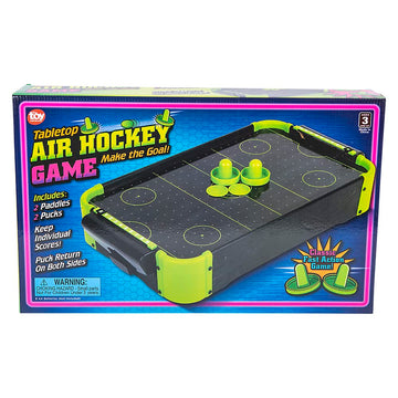20"x12.25" NEON Wooden Tabletop AIR Hockey Game