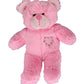 Make Your Own Stuffed Animal Mini 8 Inch Pink Heart Patch Bear Kit - No Sewing Required!