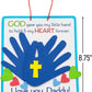 Fun Express Religious Father's Day Handprint Poem Craft Kit Makes 12 - Sunday School Crafts for Kids Ages 4-8 | Christian Crafts & Bible Activities |