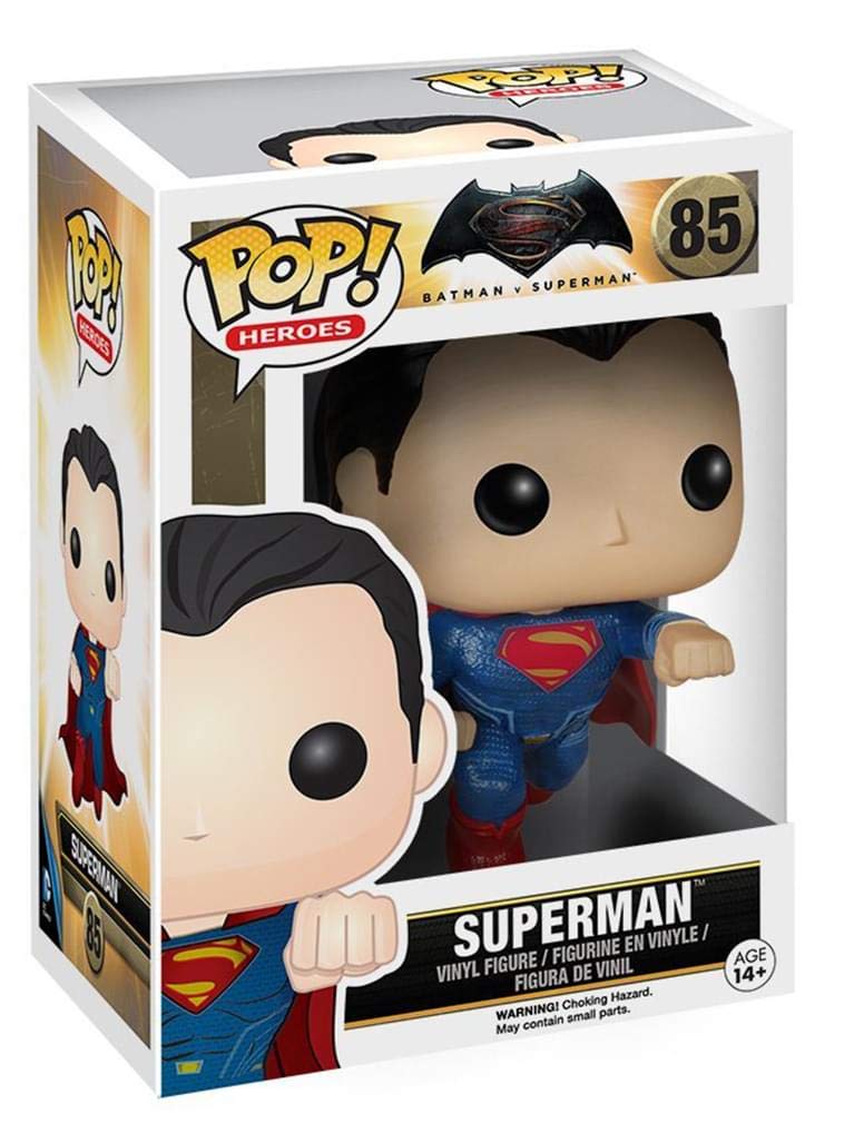 Funko POP Heroes: Batman vs Superman - Superman Action Figure
