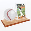 Card Archiver Baseball Display Case, Acrylic Ball Ring & Card Stand Set