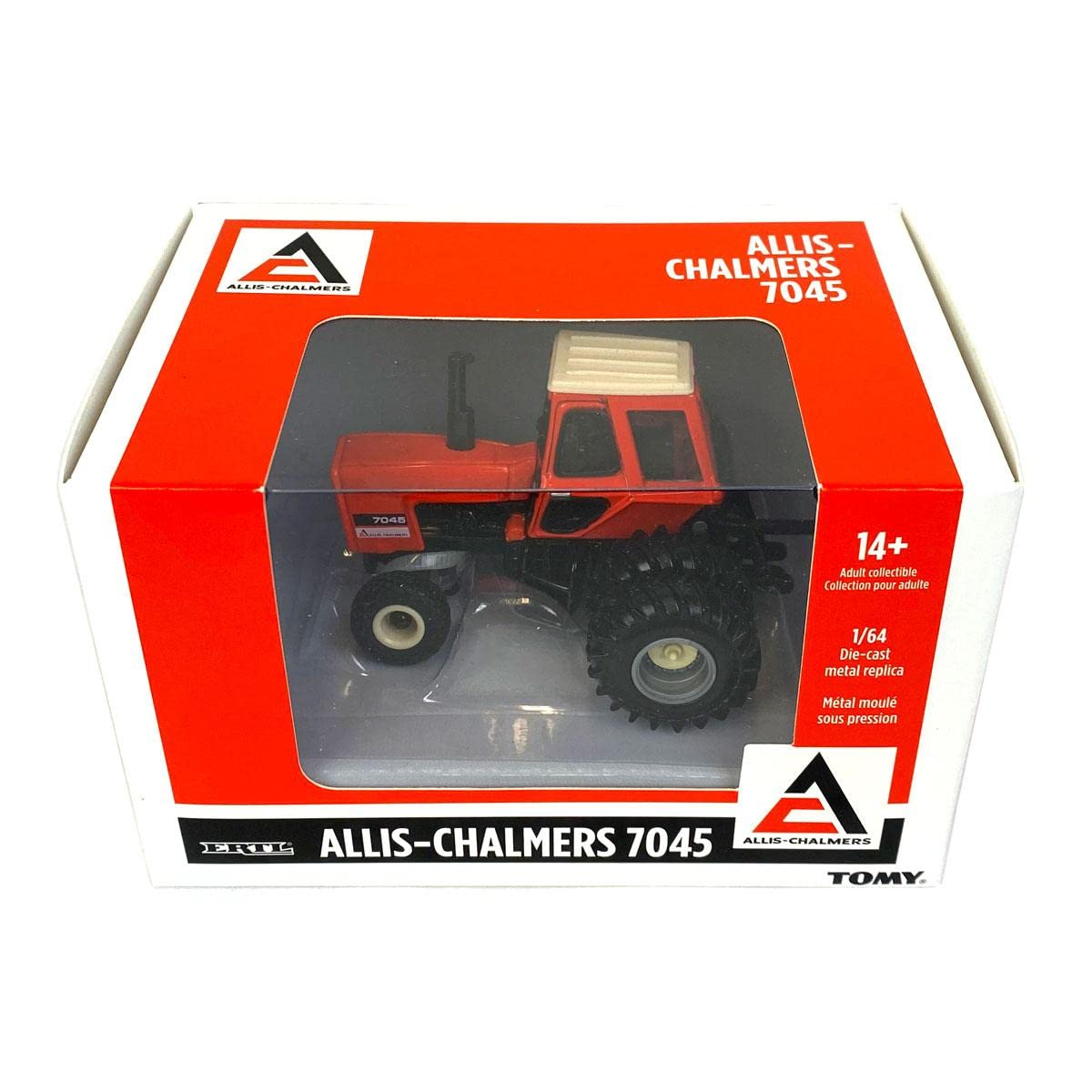 ERTL 1/64 Allis Chalmers 7045 w/Cab, Rear Duals & Diamond Tread Front Tires 16426