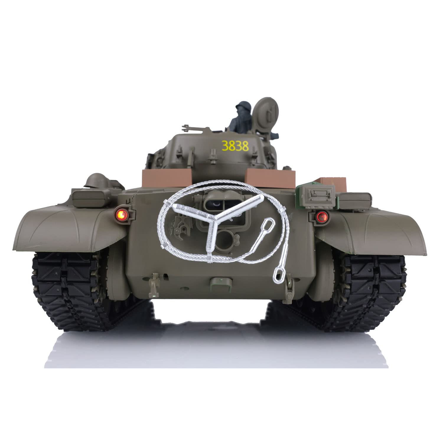 TOUCAN RC HOBBY US in Stock 2.4Ghz Henglong 1/16 Scale 7.0 Plastic Ver M26 Pershing RTR RC Tank Model 3838 BB Airsoft that Shooting BB Bullets