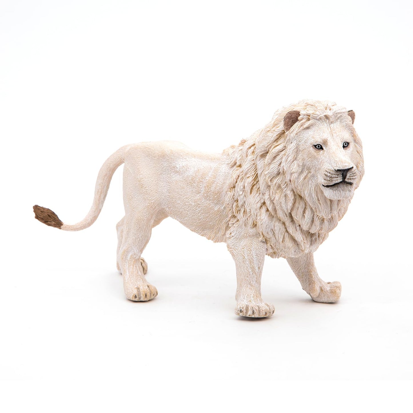 Papo - Realistic White Lion Figure Toy for Kids - Ages 3+ - Wild Life Collection - Educational Play Wildlife Discovery - Gift Idea Toy for Girls