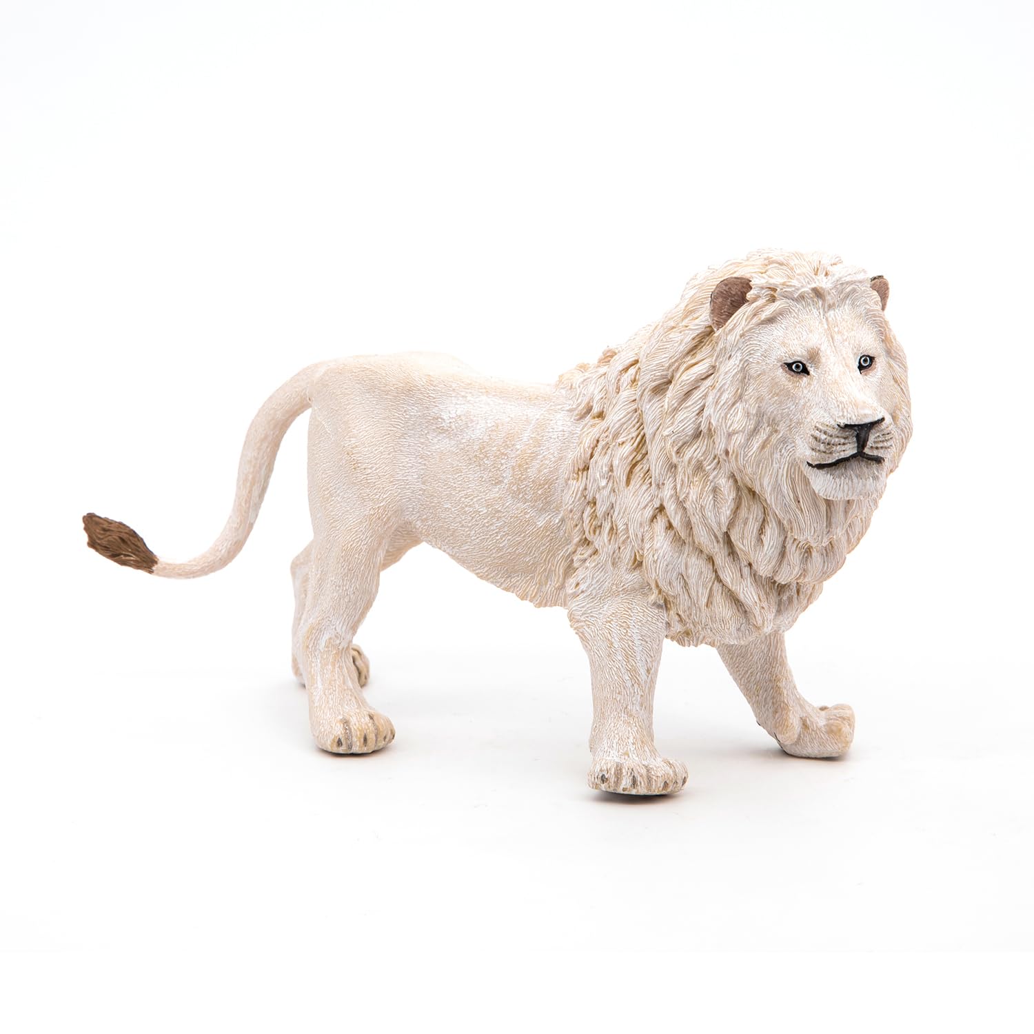 Papo - Realistic White Lion Figure Toy for Kids - Ages 3+ - Wild Life Collection - Educational Play Wildlife Discovery - Gift Idea Toy for Girls