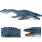EOIVSH Large Mosasaurus Toy 13.4", Realistic Deep Sea Monster Mosasaurus Dinosaur Plastic Hand-Painted Ocean Animal Model Figurine for Bath Pool Toy
