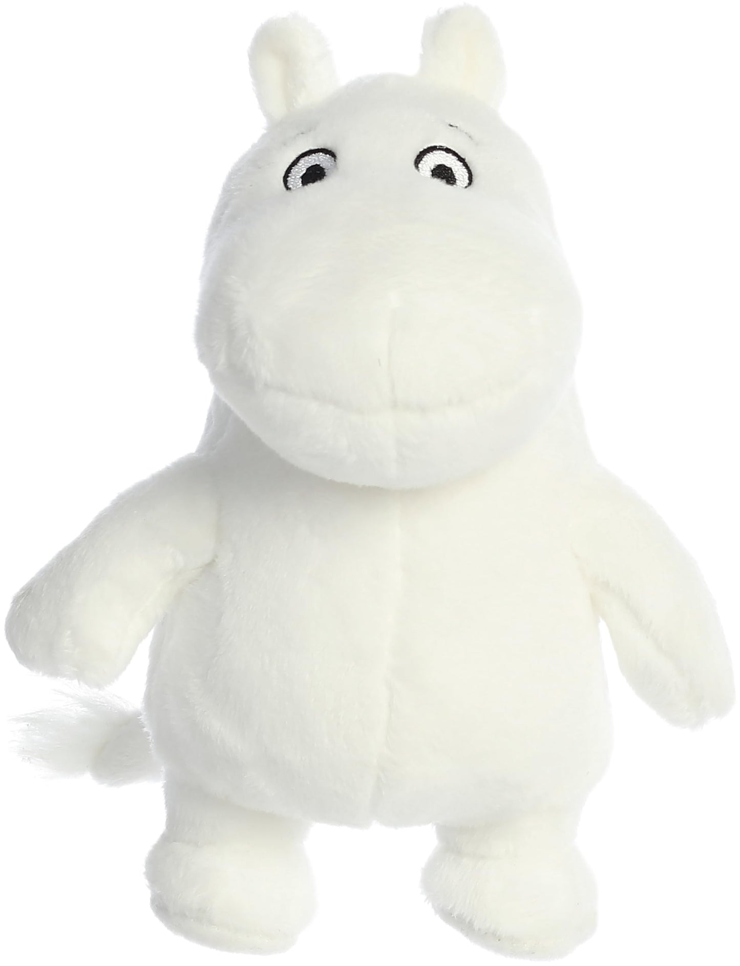 Aurora® Adorable Moomin® Moomin Stuffed Animal - Irresistible Companion - Endless Play - White 6 Inches