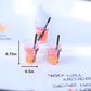 6Pcs Miniature Dollhouse Drink Set, 1:12 Scale, Colorful Resin Glass Cups with Beverage, Simulated Fruit Juice and Lemon Models, 0.72 x 0.5 Inch