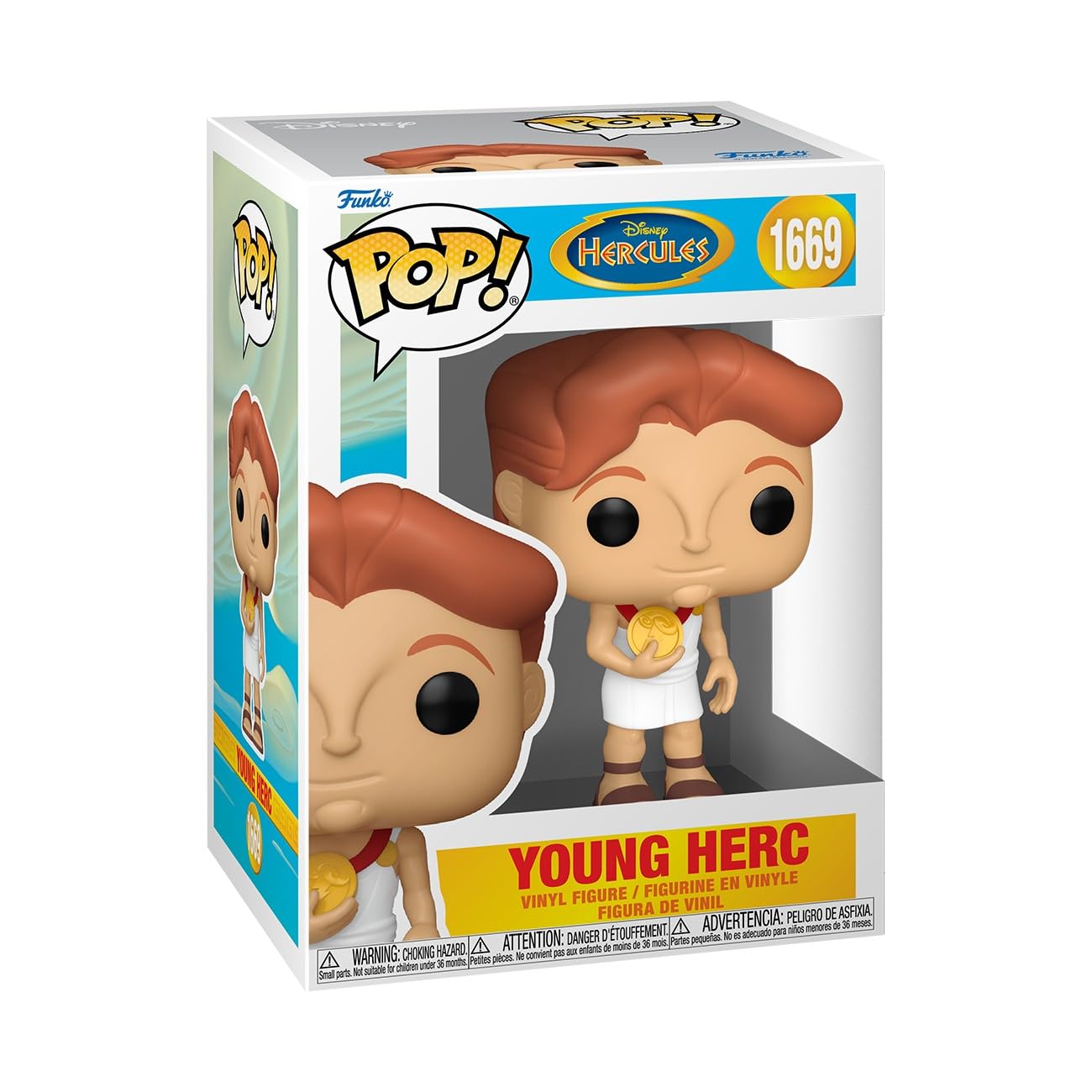 Funko Pop! Disney: Hercules -Young HERC - Collectable Vinyl Figure - Gift Idea - Official Merchandise - Toys for Kids & Adults - Disney Fans - Model