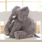 BOOJALOO Giant Stuffed Animals Doll Elephant Stuffed Animal, 24" Stuffed Elephant Plush Toy Gifts for Girls Boys Gray