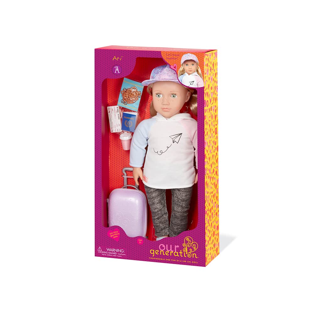 Our Generation Travel Doll and Luggage Ari