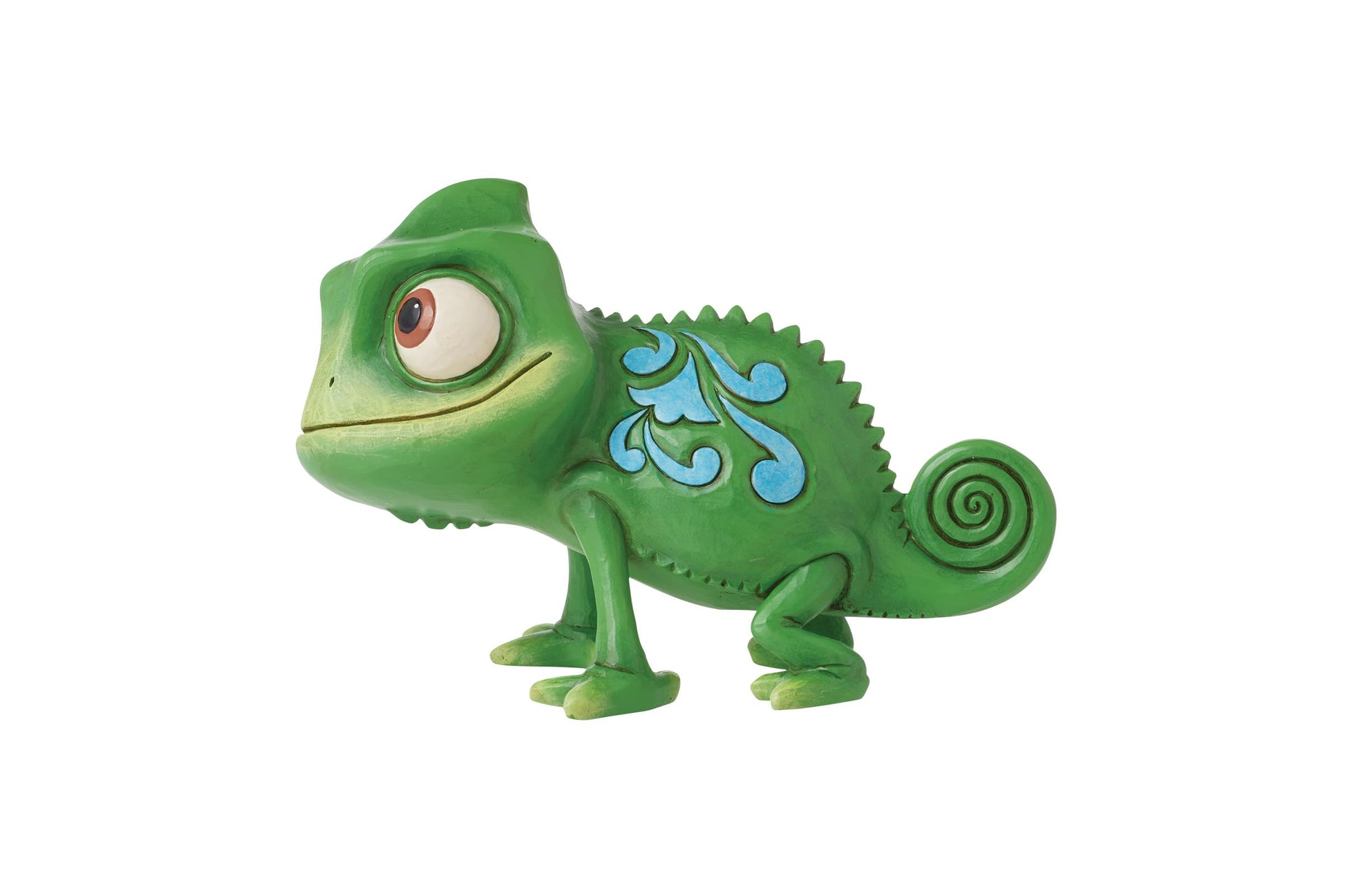 Enesco Disney Traditions Collection by Jim Shore Tangled Pascal The Chameleon Figurine- Stone Resin Hand Painted Crafted Collectible Rapunzel Disney