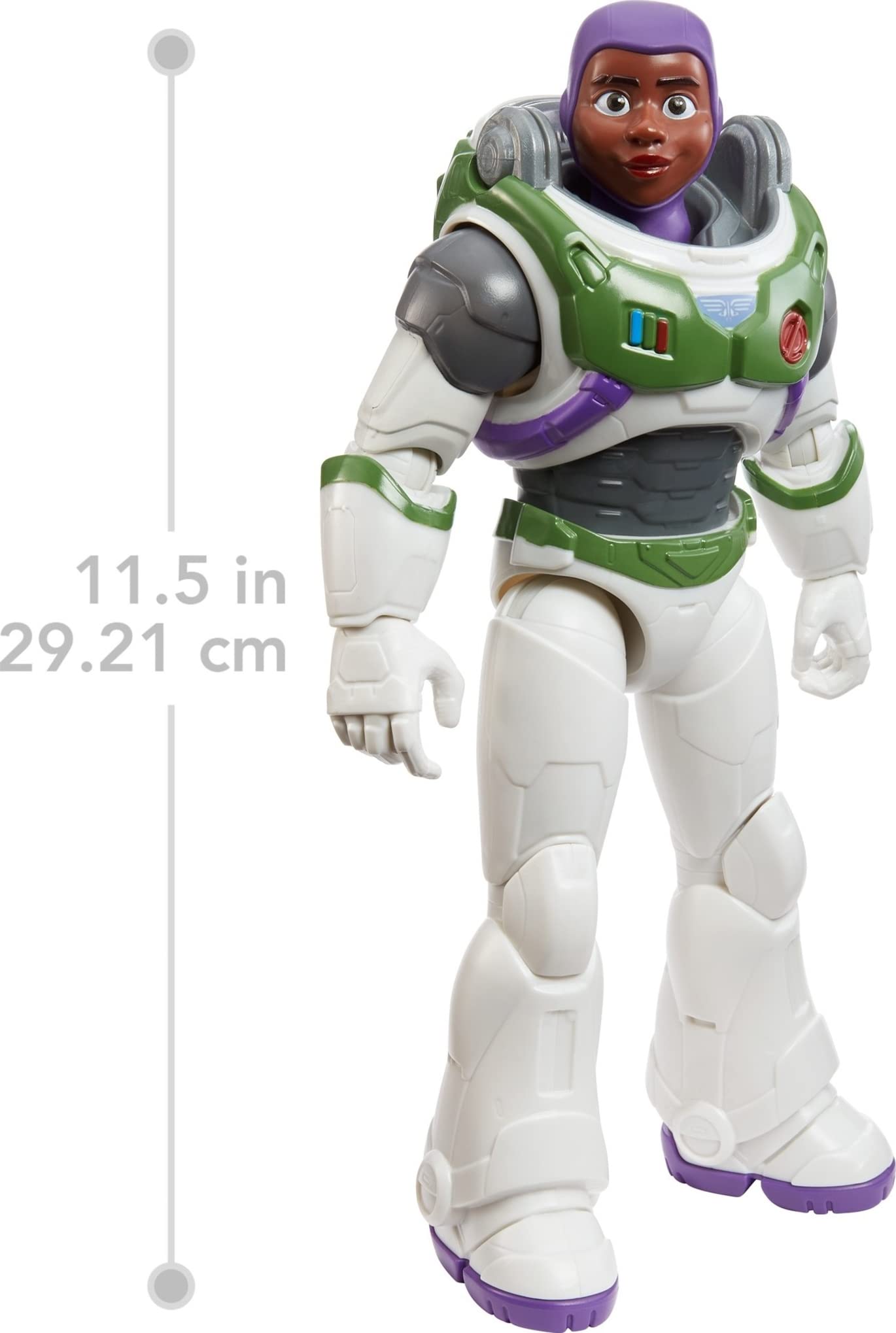 Mattel Disney Pixar Lightyear Large Scale 12 Inch Scale Alpha Alisha Hawthorne Action Figure, Space Ranger Commander, 12 Movable Joints, 4 Years & Up