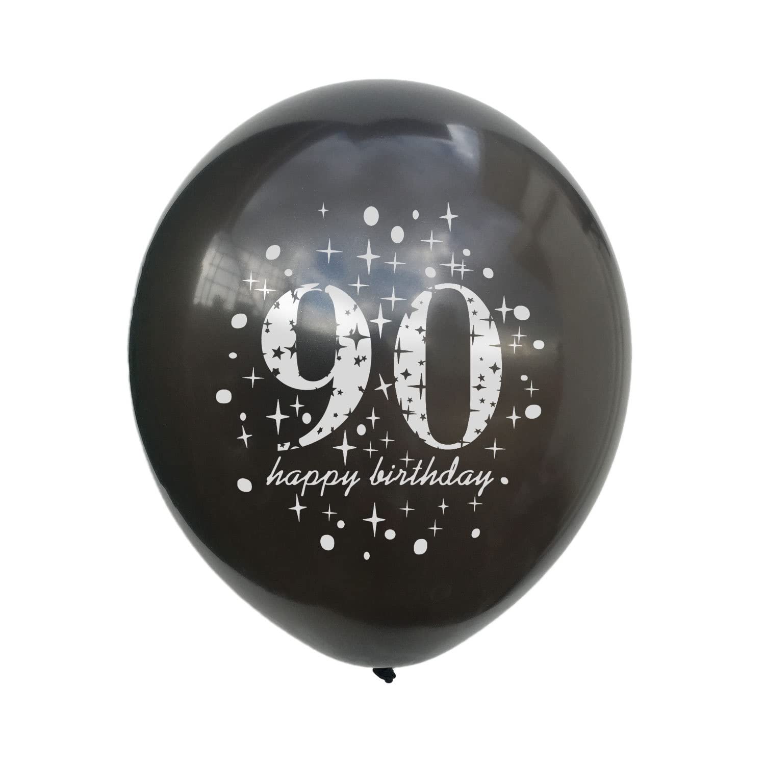 SHUNTAI 90th Birthday Balloons Gold and Black Party Decor Supplies