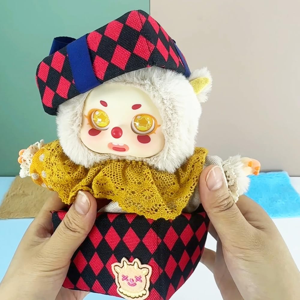 niannyyhouse Plush Blind Box Figures, 6.3inch Movable Joint Collectible Toys, Mystery Doll Blind Box (Single Box)