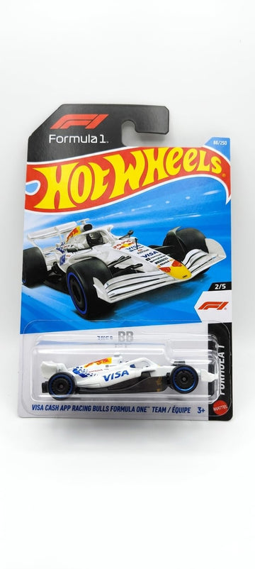 Hot Wheels Racing Bulls Formula One Team [White] F1 2/5, 68/250, 1:64 Scale Diecast Toy Vehicle