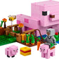 LEGO Minecraft The Baby Pig House Toy Figures and Playset - Building Minecraft Toy for Kids, Boys and Girls, Ages 7+ - Gift for Birthdays - with 2